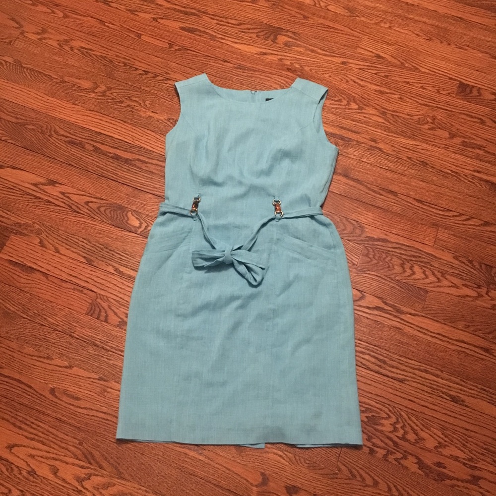 Ellen Tracy Aqua Dress